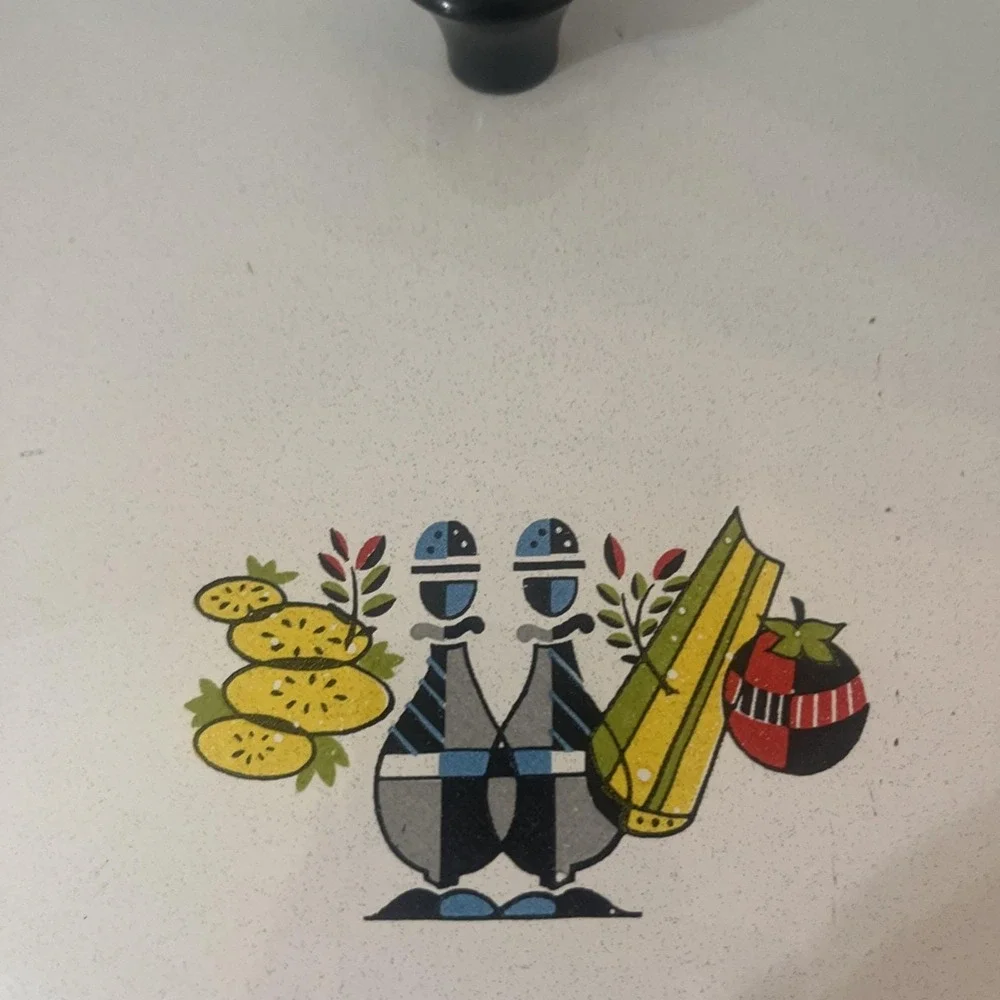 Vintage Enamel Berggren Dutch Oven‎ Replacement Lid Only 10